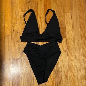 Aerie Black Women's Swimwear Set